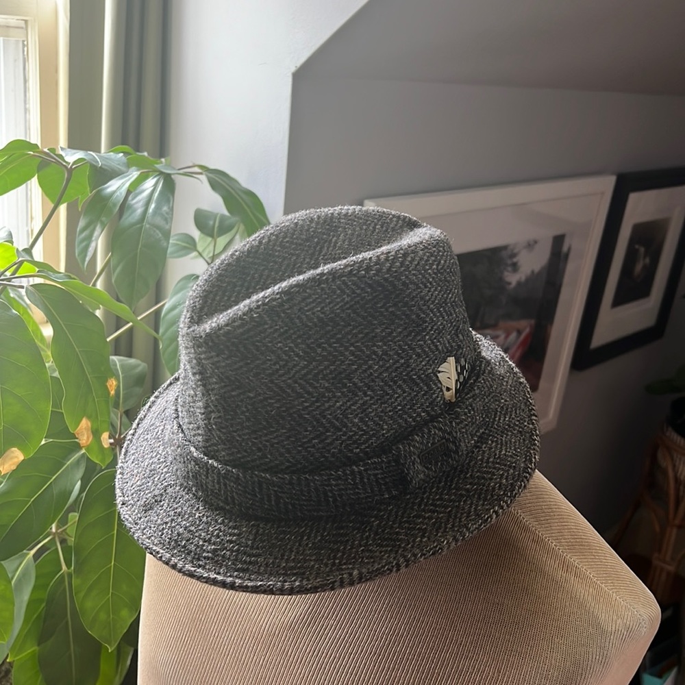 Vintage Dobbs Fifth Avenue wool tweed fedora Size 7
